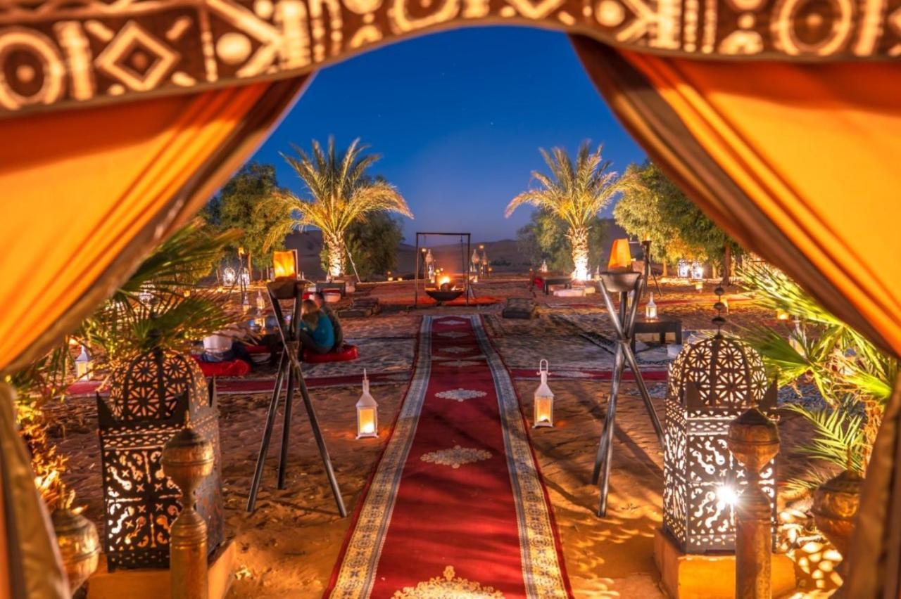 Merzouga luxury sahara camp Exterior foto